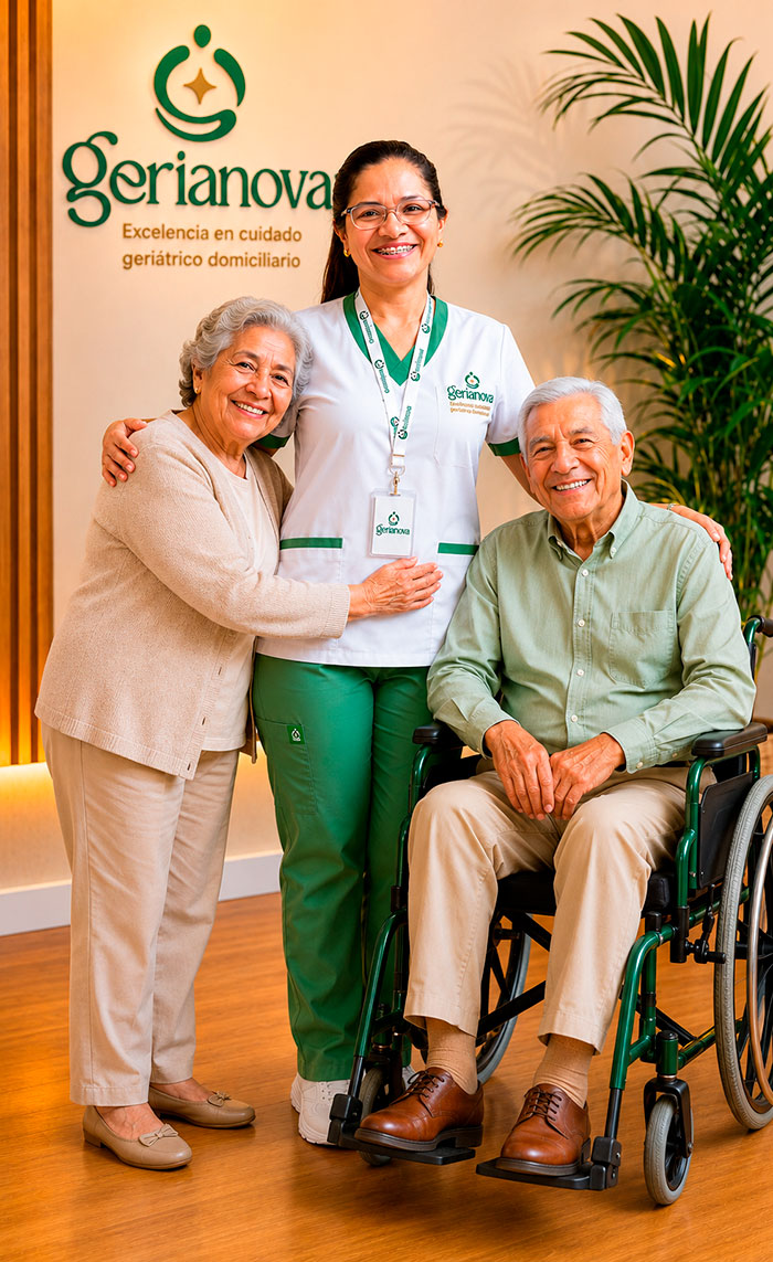 Enfermera profesional sonriendo